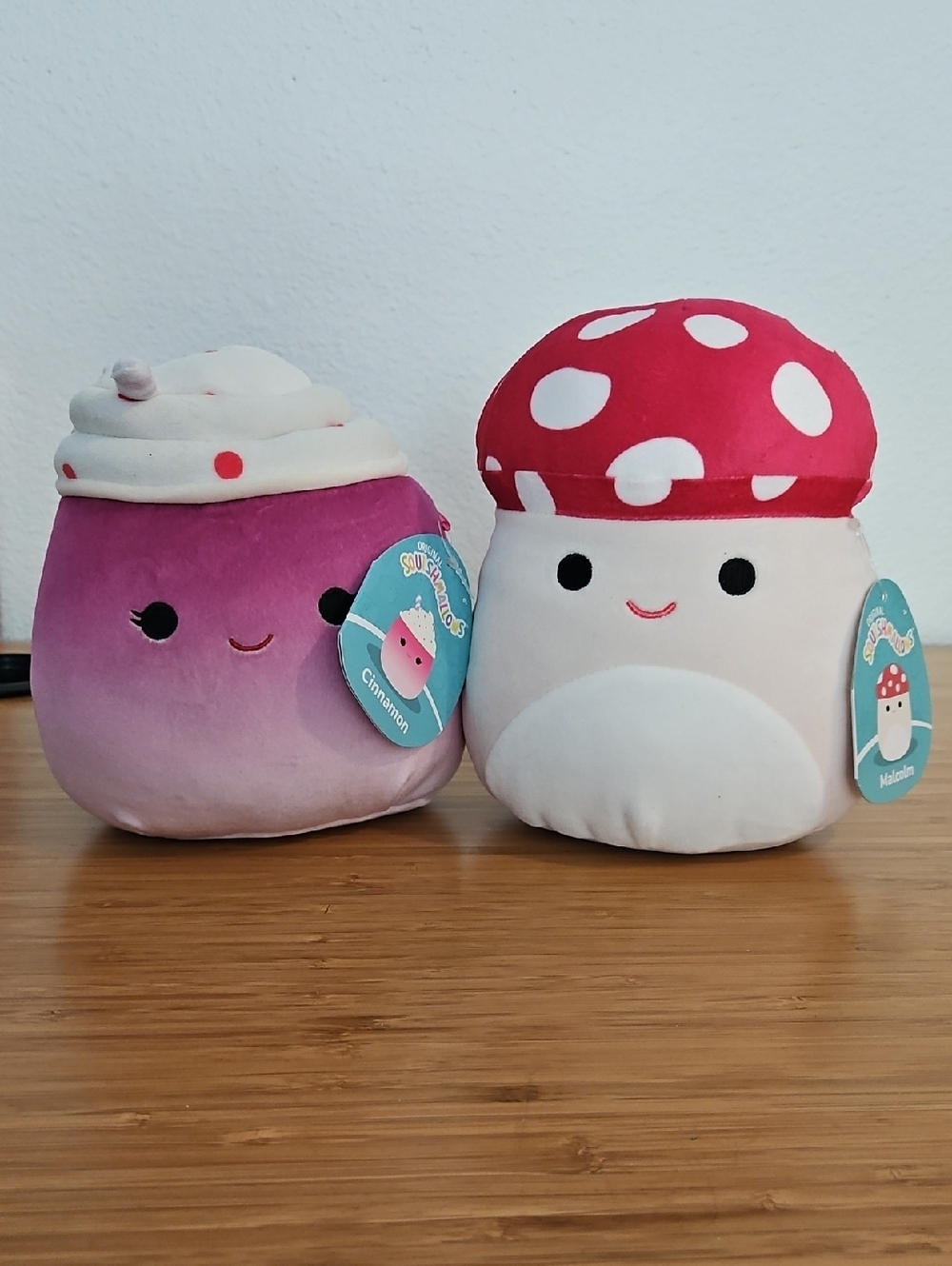 NWT Squishmallows Cinnamon & Malcolm